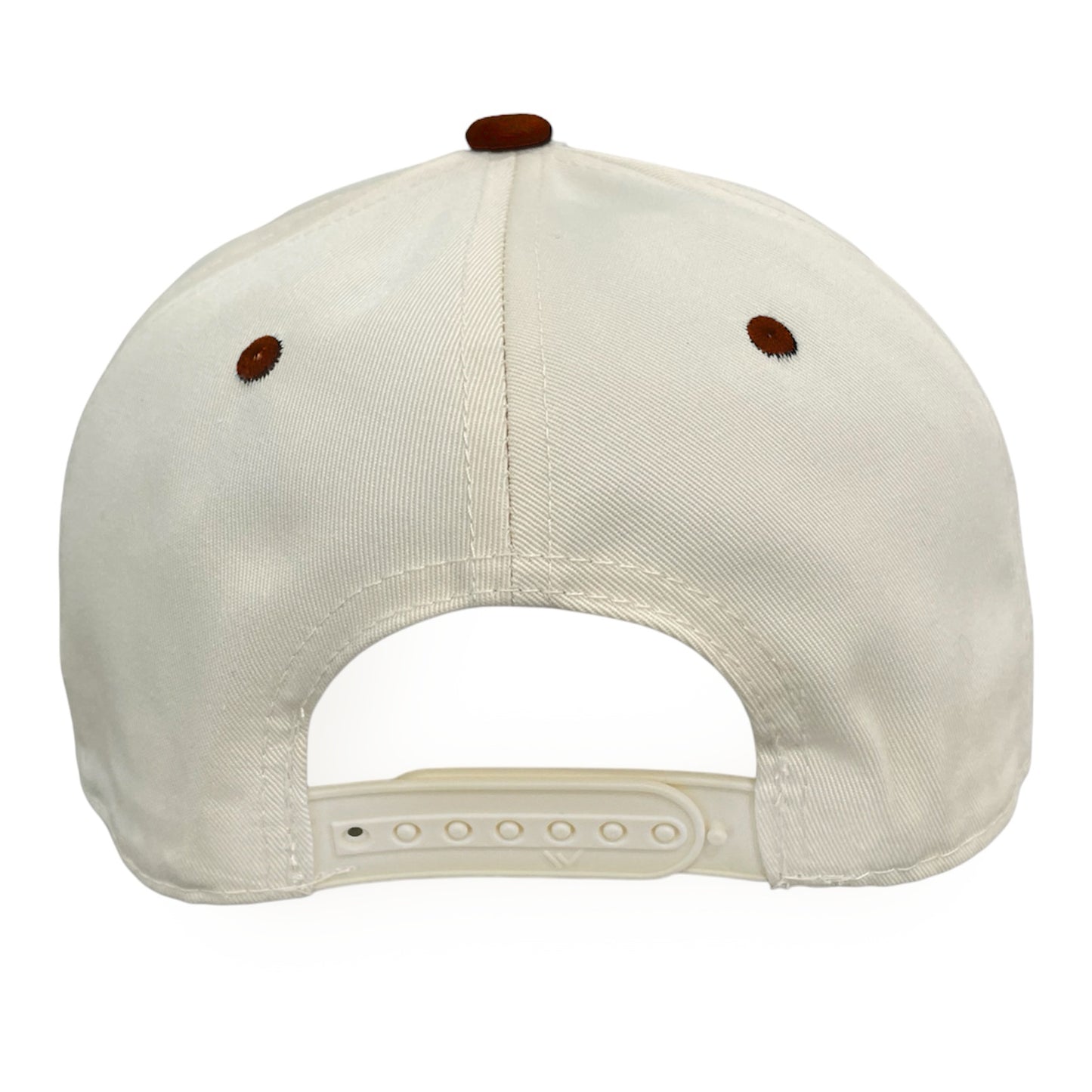 Cream & Brown SD A-Frame Snapback