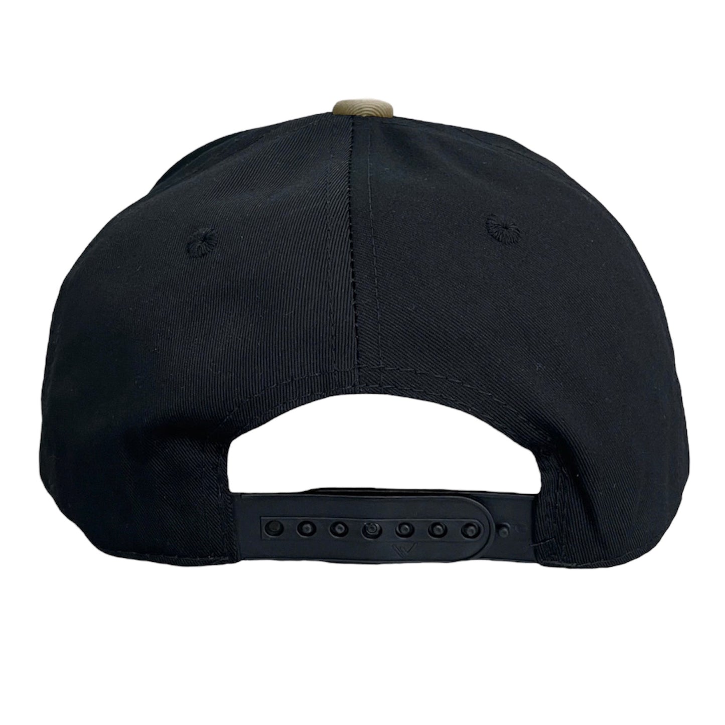 Black & Khaki SD A-Frame Snapback