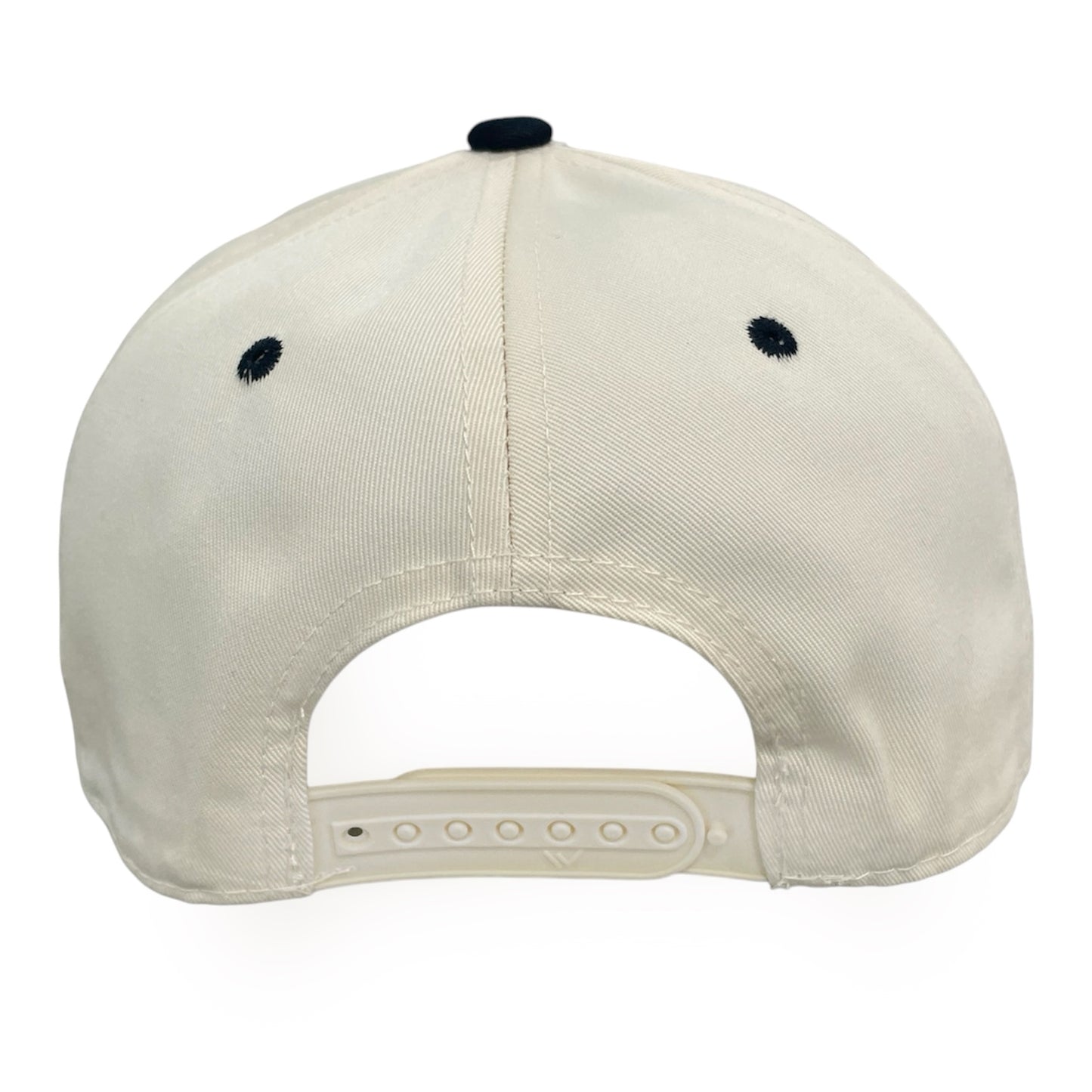 Creme & Black SD A-Frame Snapback Hat