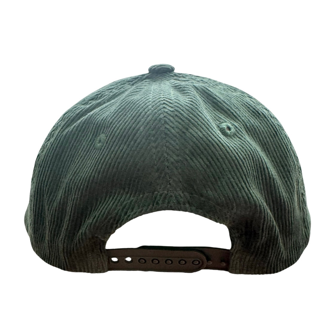 Green Corduroy SD A-Frame Snapback