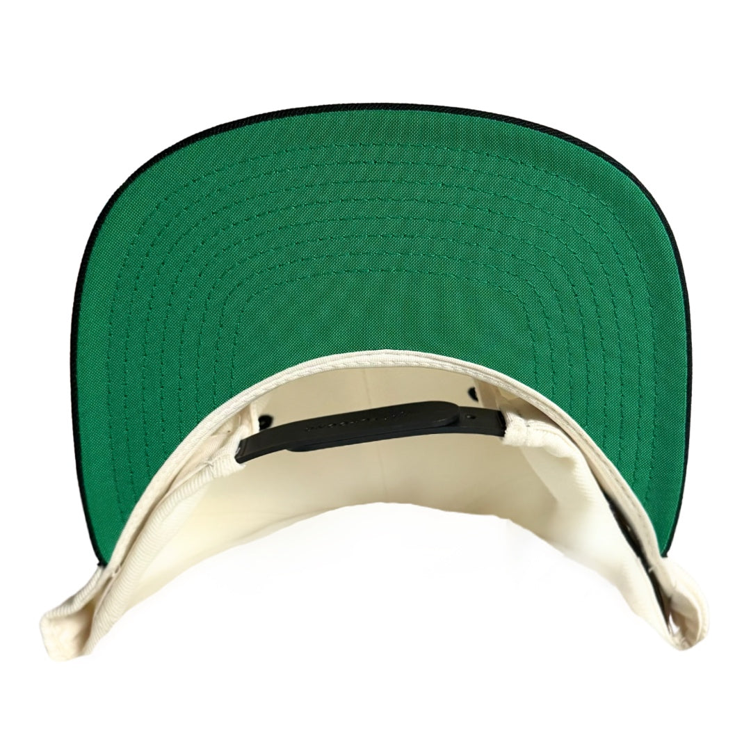 Cream & Black SD Snapback