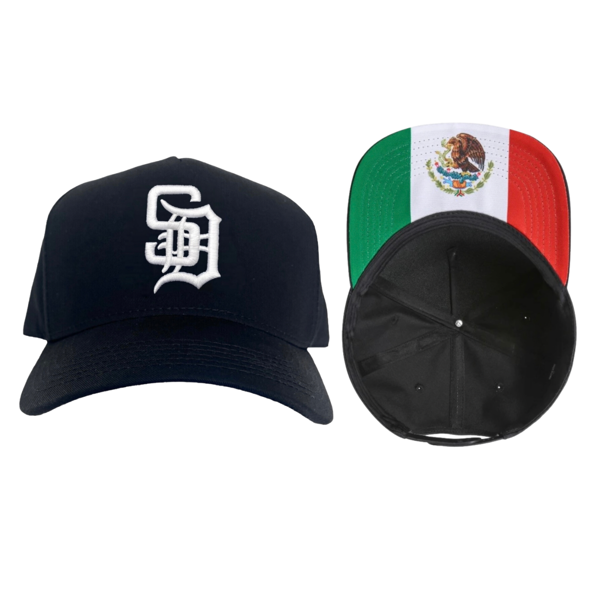 Black SD A-Frame Snapback