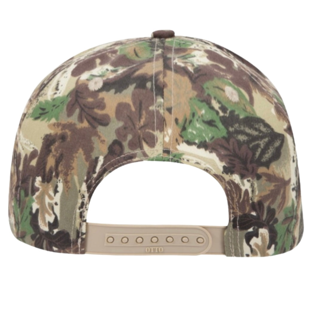 Leaf Camo Neon Orange SD A-Frame Snapback