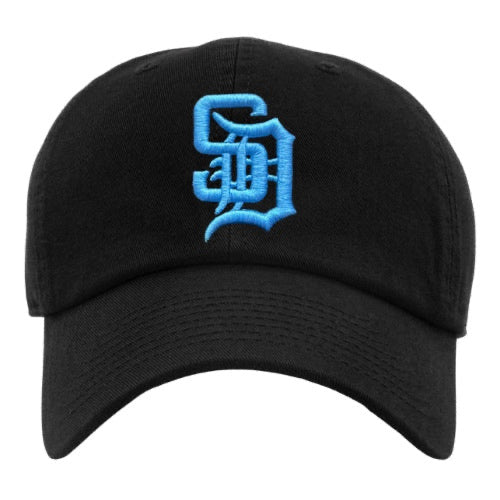 Black Honolulu SD Dad Cap Hat