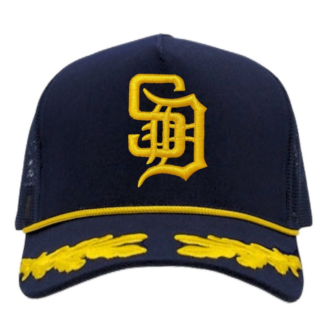 Blue Captain SD Trucker Hat