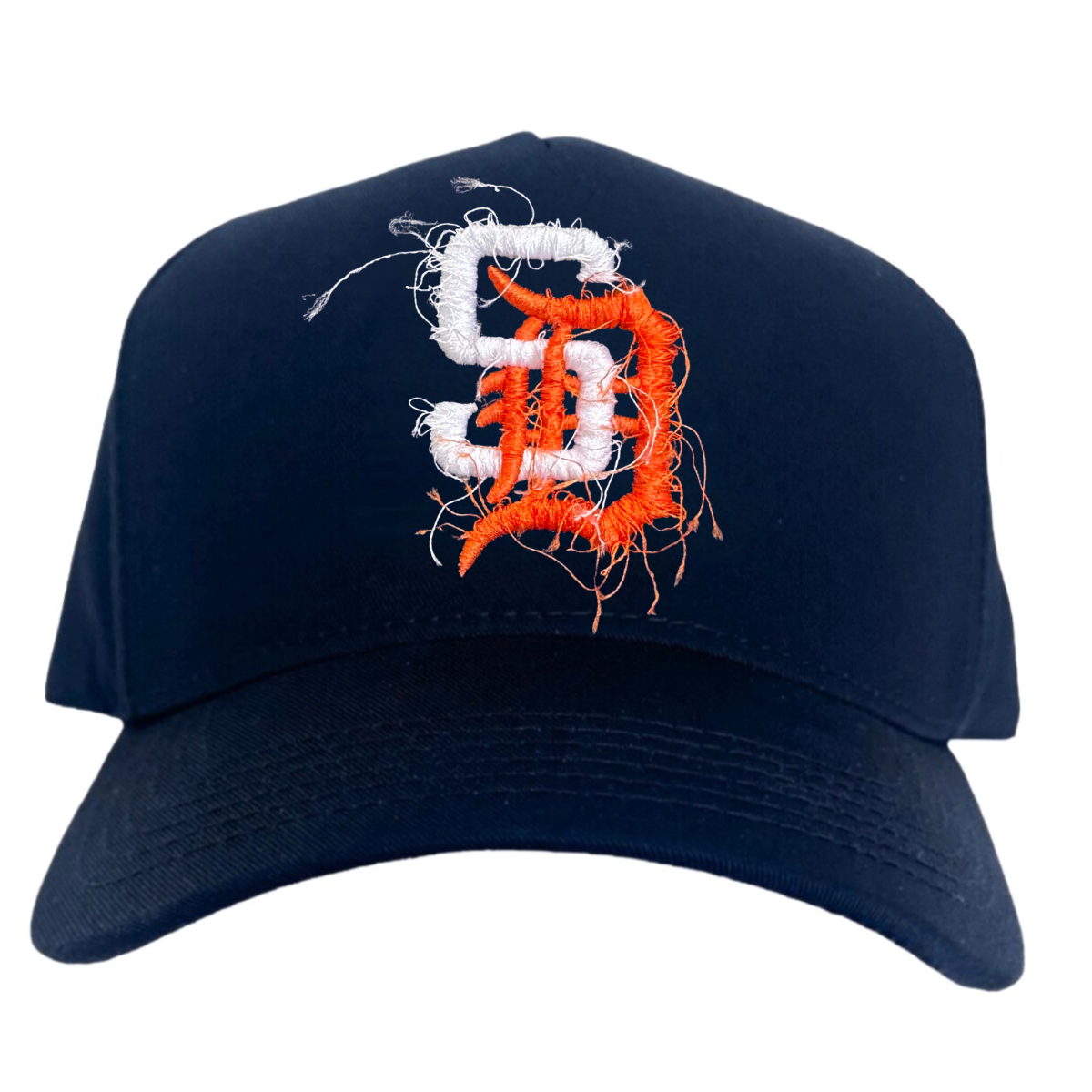 SD x OG Navy SD A-Frame Snapback