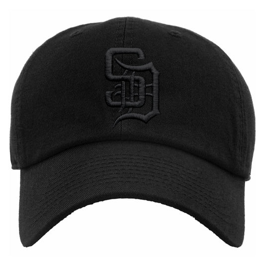 All Black SD Dad Cap