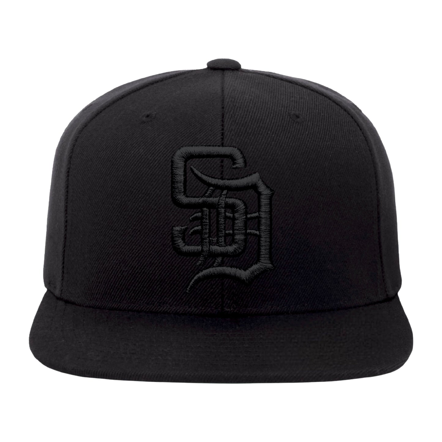 All Black SD Snapback