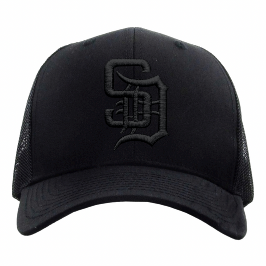 All Black SD Trucker Hat