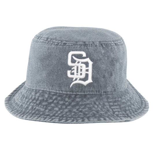 Washed Grey SD Bucket Hat