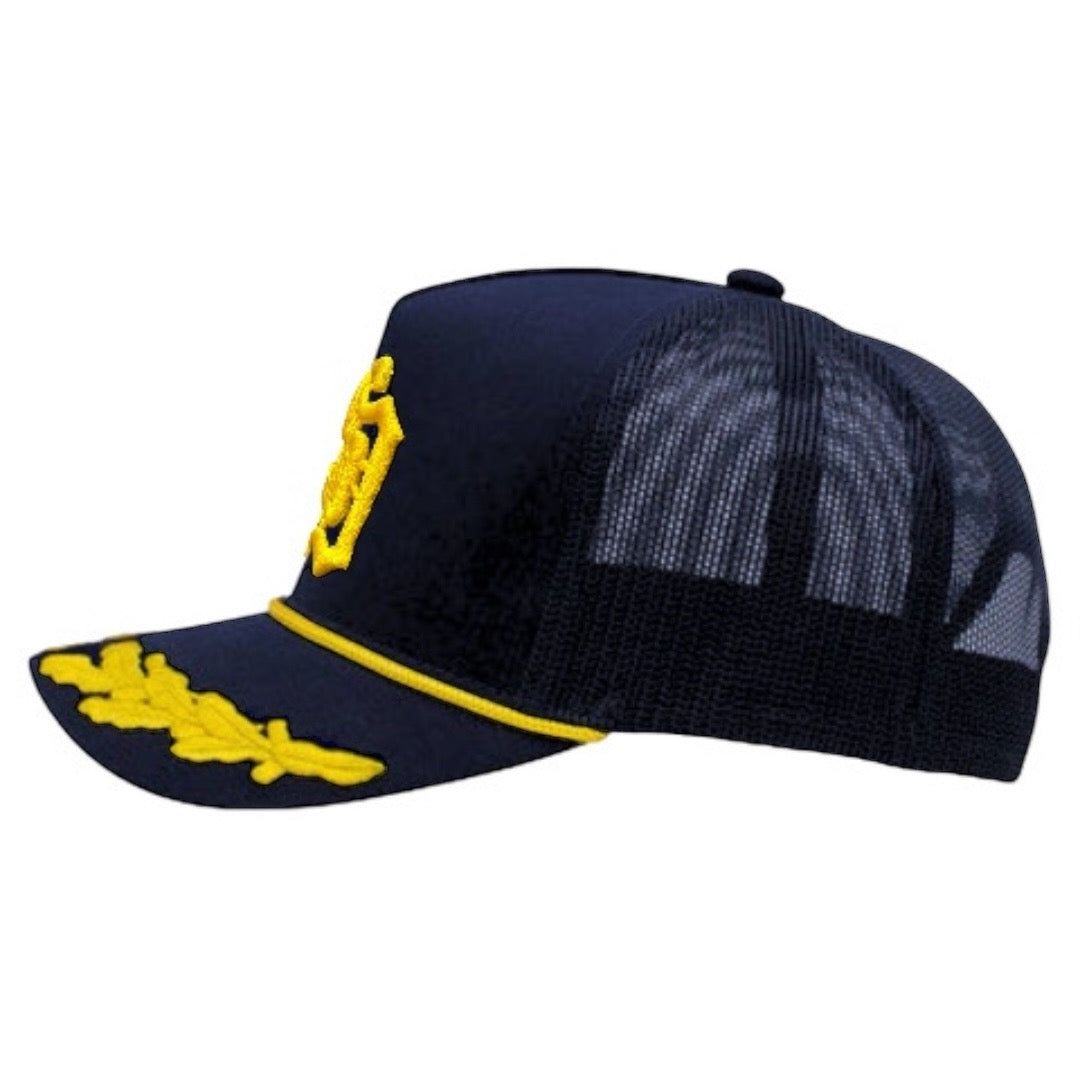 Blue Captain SD Trucker Hat