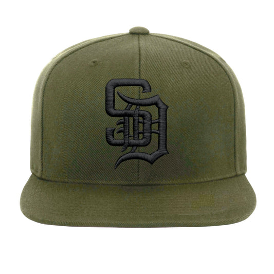 Olive Green SD Snapback