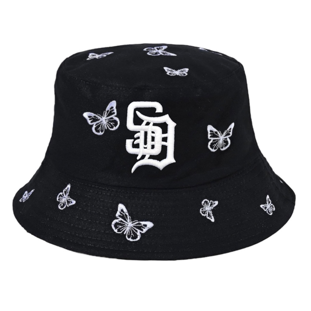 B&W Butterfly SD Bucket Hat