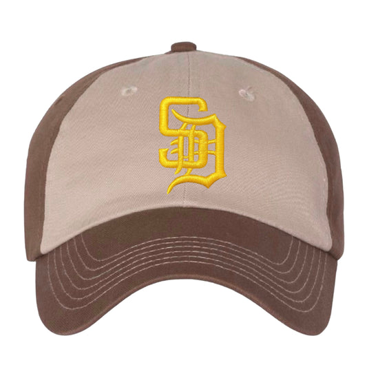 Beige/Brown SD Dad Cap