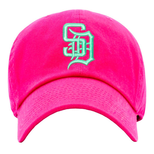 Youth Hot Pink Dad Cap