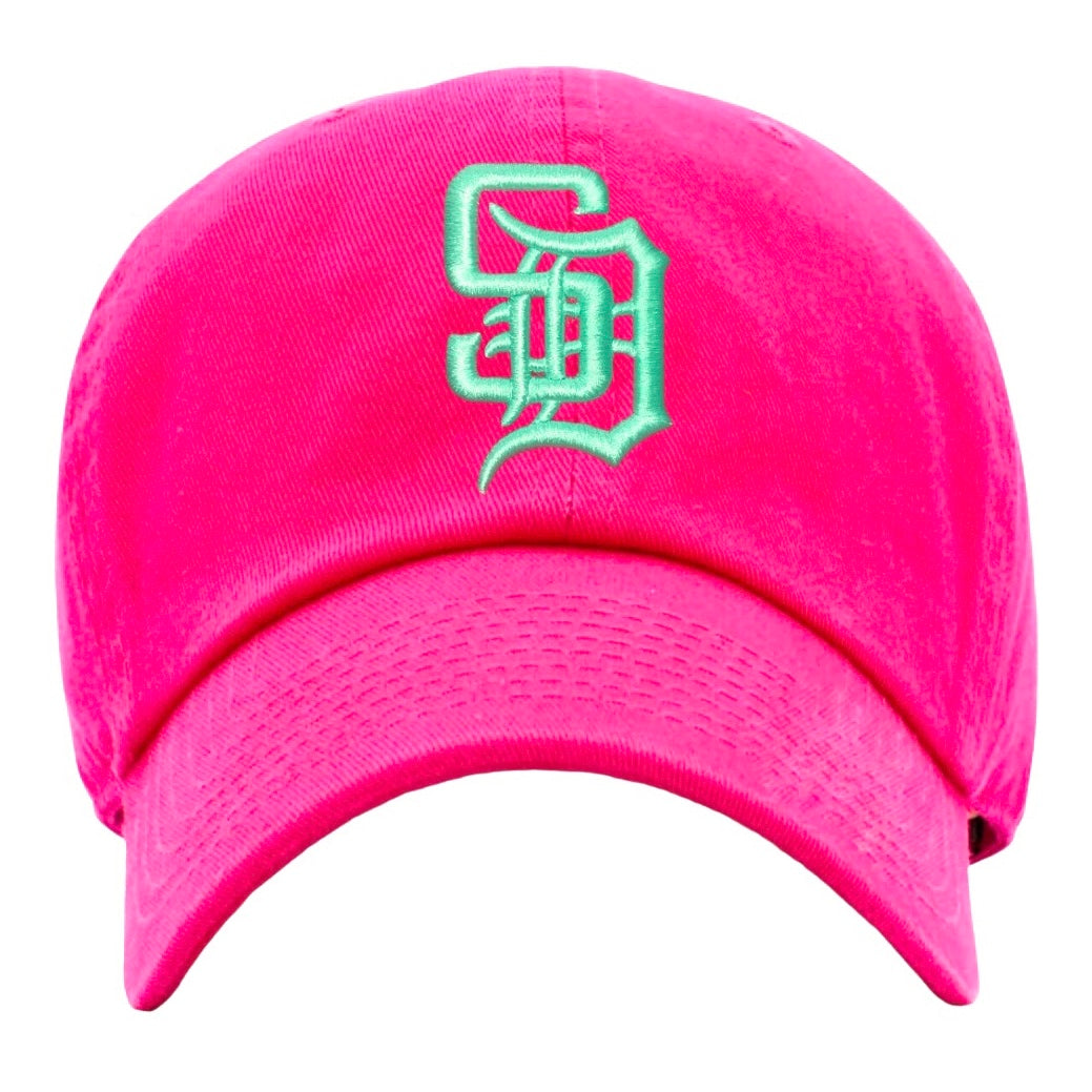 Hot Pink SD Dad Cap