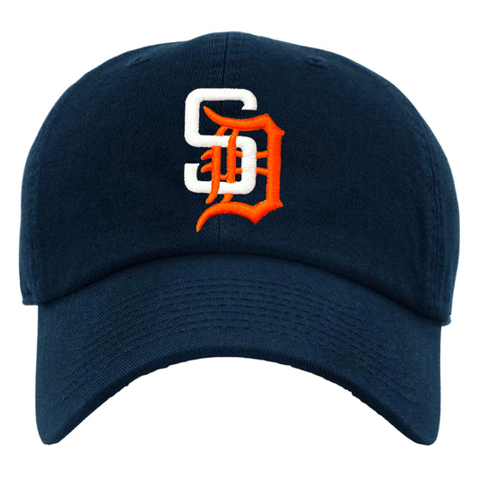 Navy White/Orange SD Dad Cap