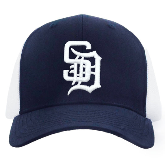 Navy & White SD Trucker Hat