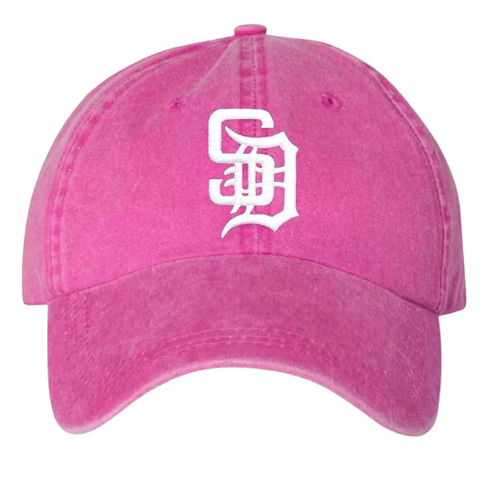 Vintage Hot Pink SD Dad Cap