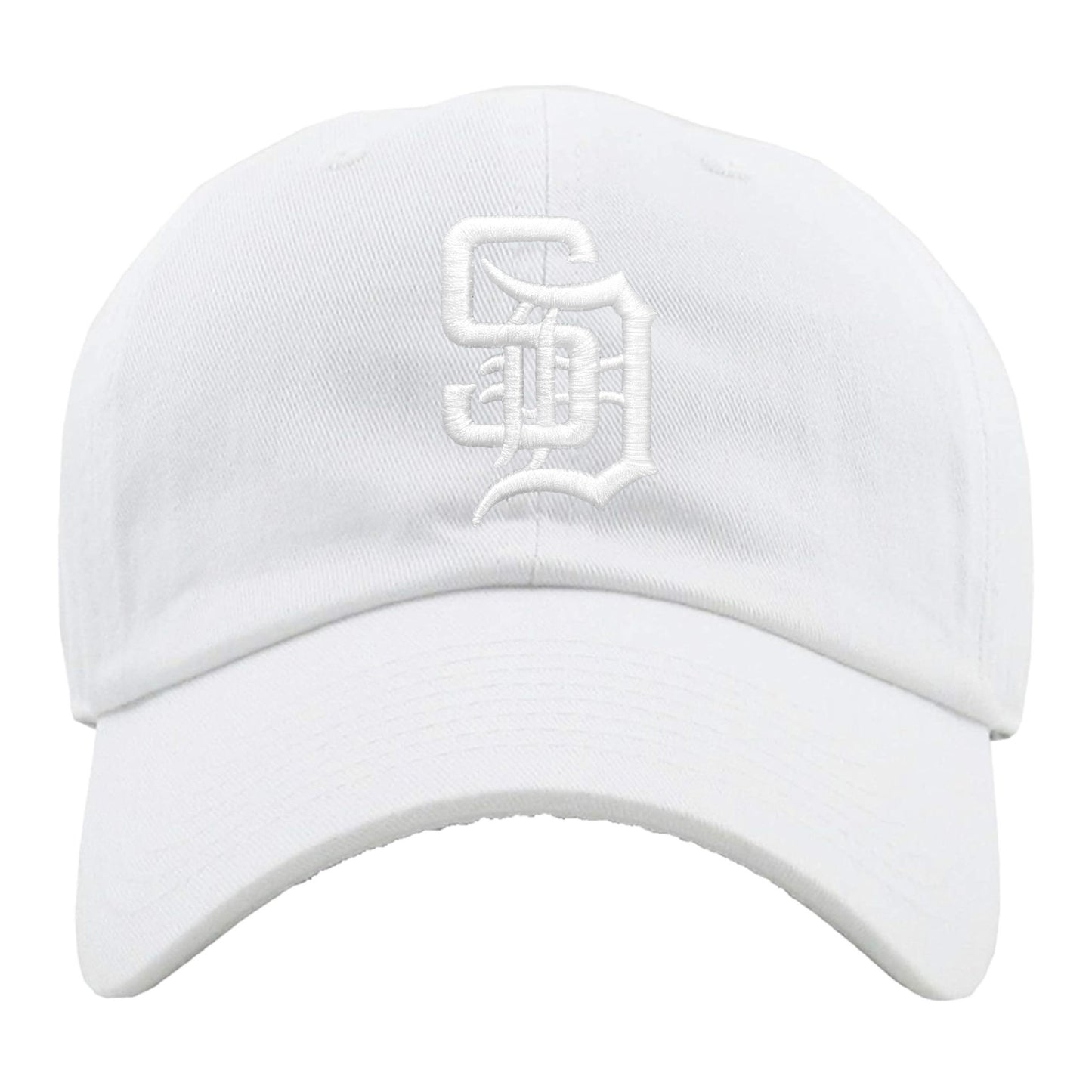 White SD Dad Cap