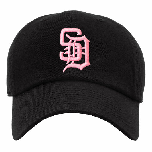 Black Pink SD Dad Cap