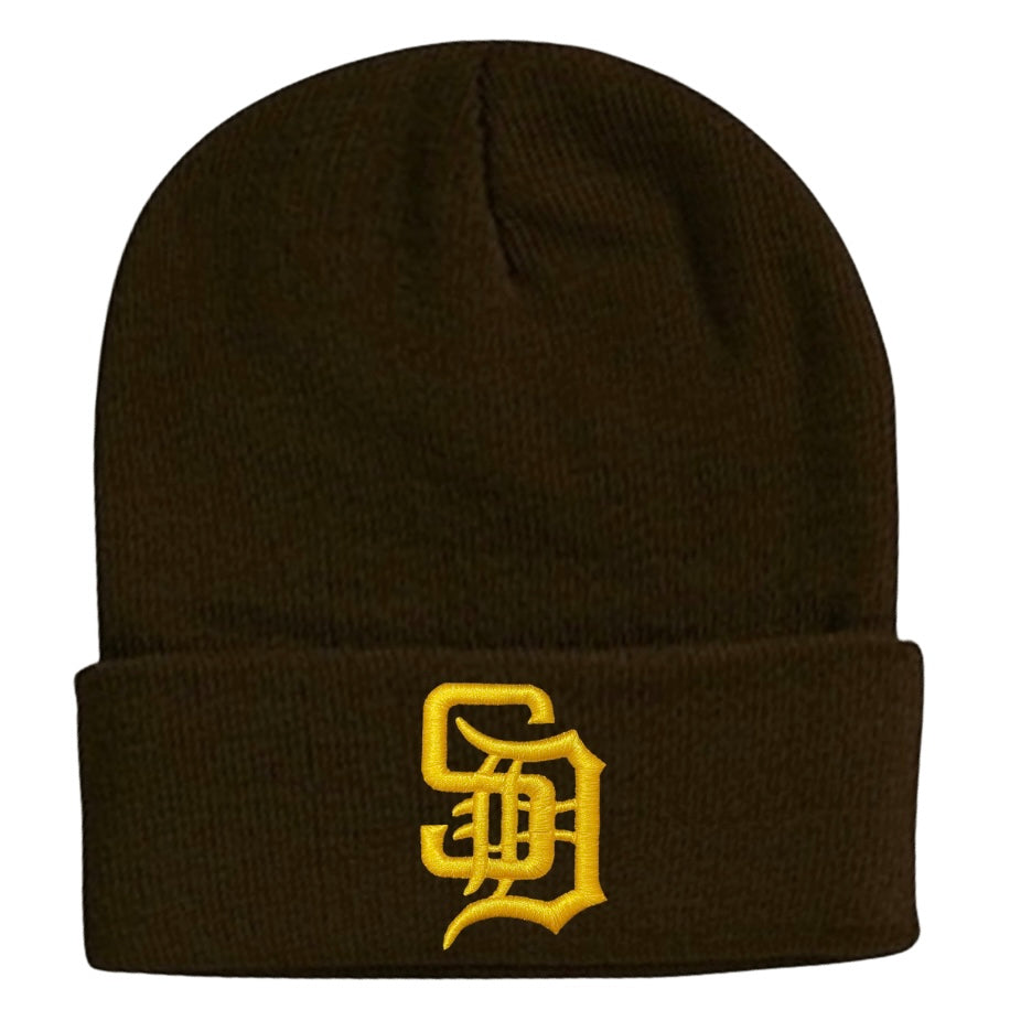 Brown SD Beanie