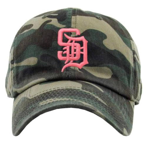 Camo Coral SD Dad Cap