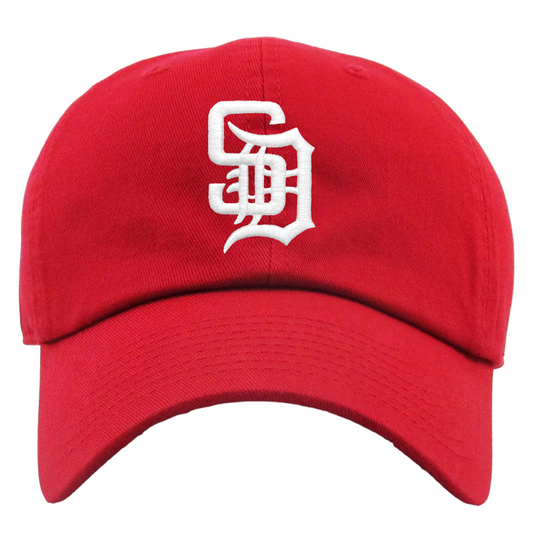 Red SD Dad Cap